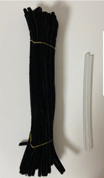 Black Christmas Tree DIY Kit