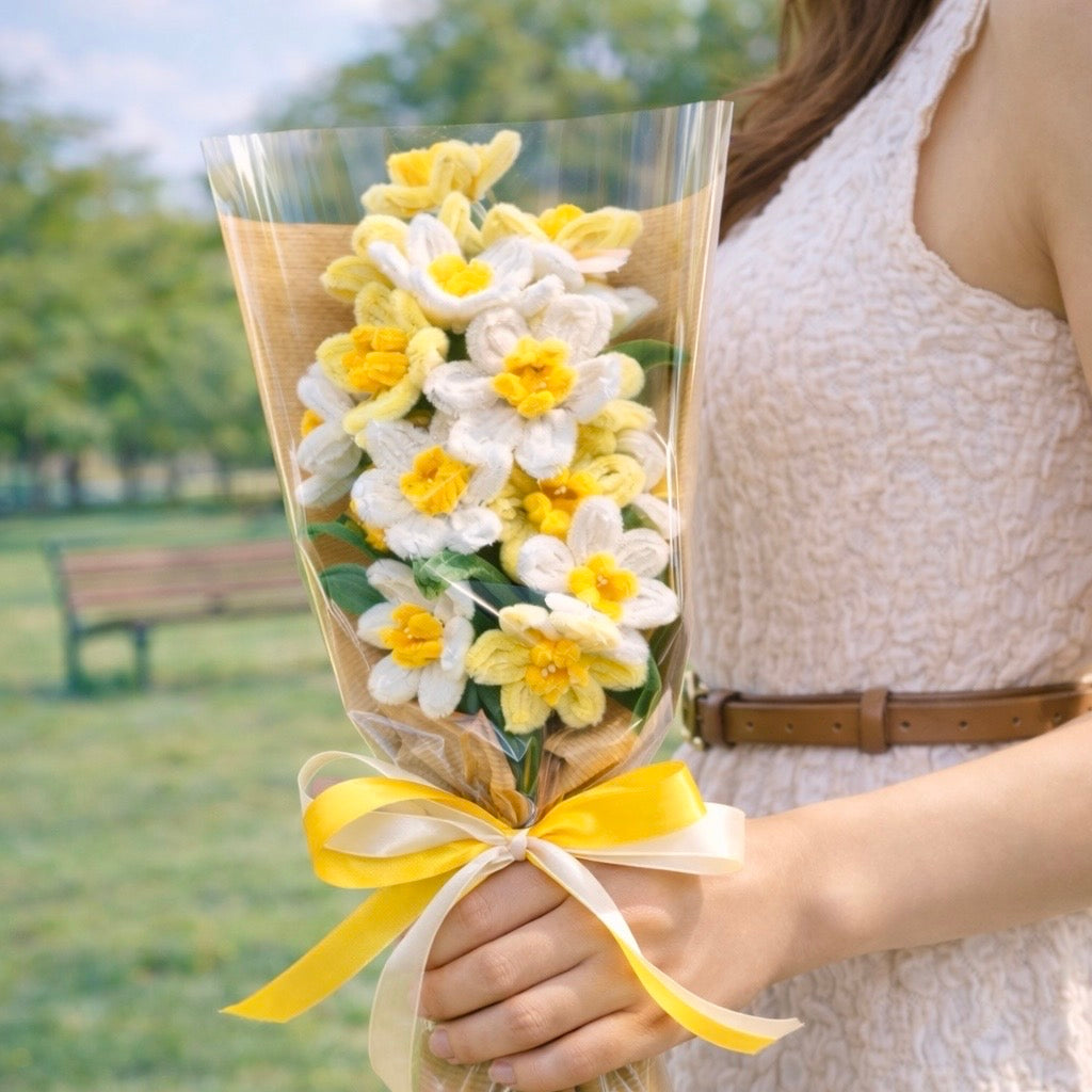 Fresh Daffodil Bouquet DIY Kit 🌼