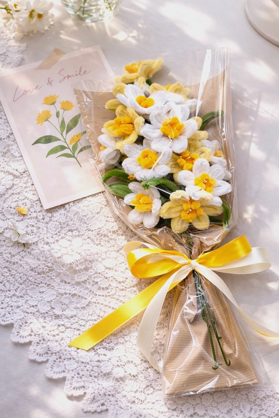 Fresh Daffodil Bouquet DIY Kit 🌼