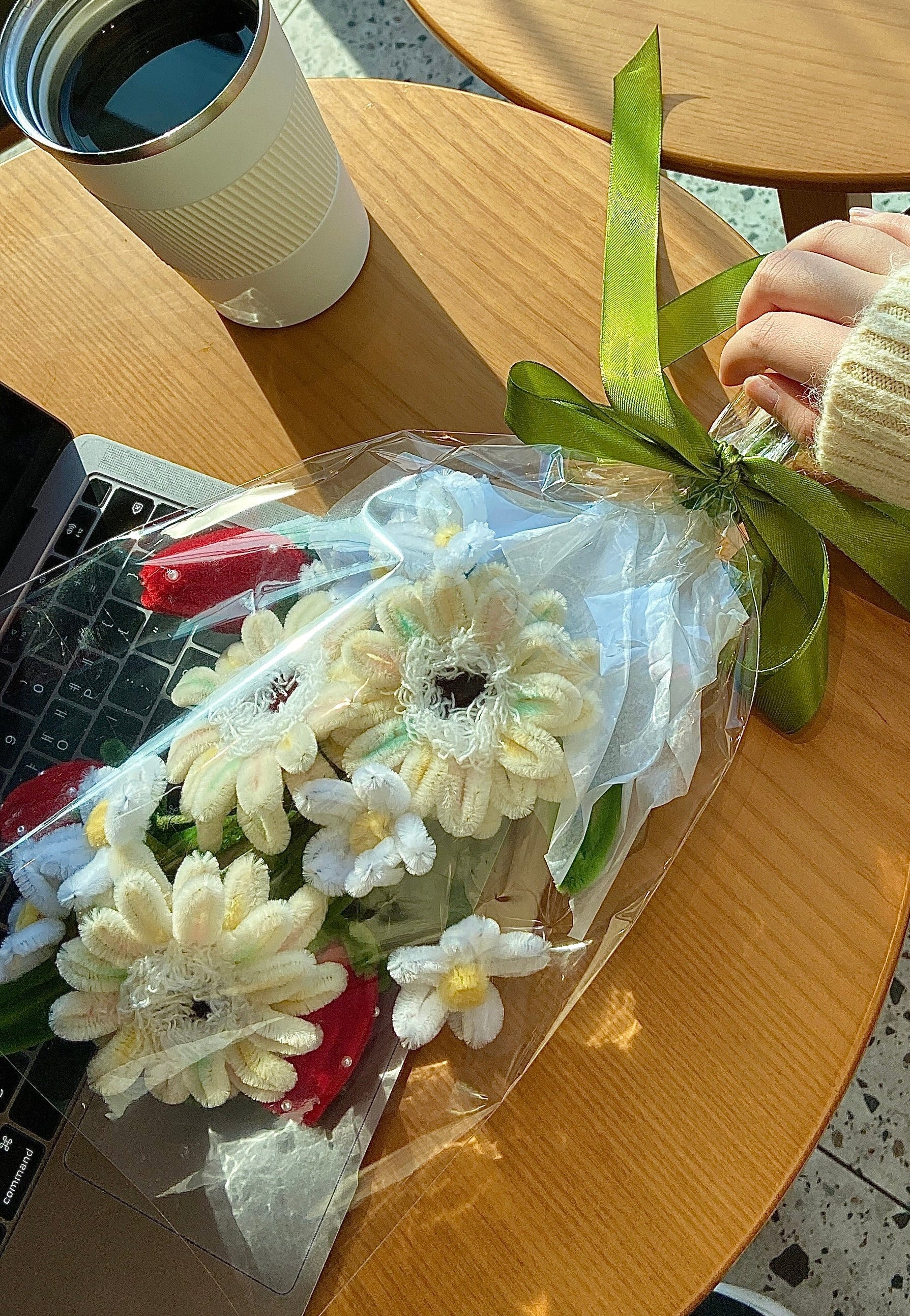 Strawberry Gerbera Bouquet DIY Kit 🍓
