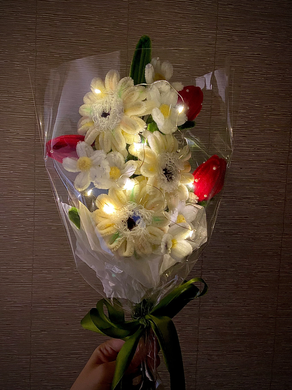Strawberry Gerbera Bouquet DIY Kit 🍓