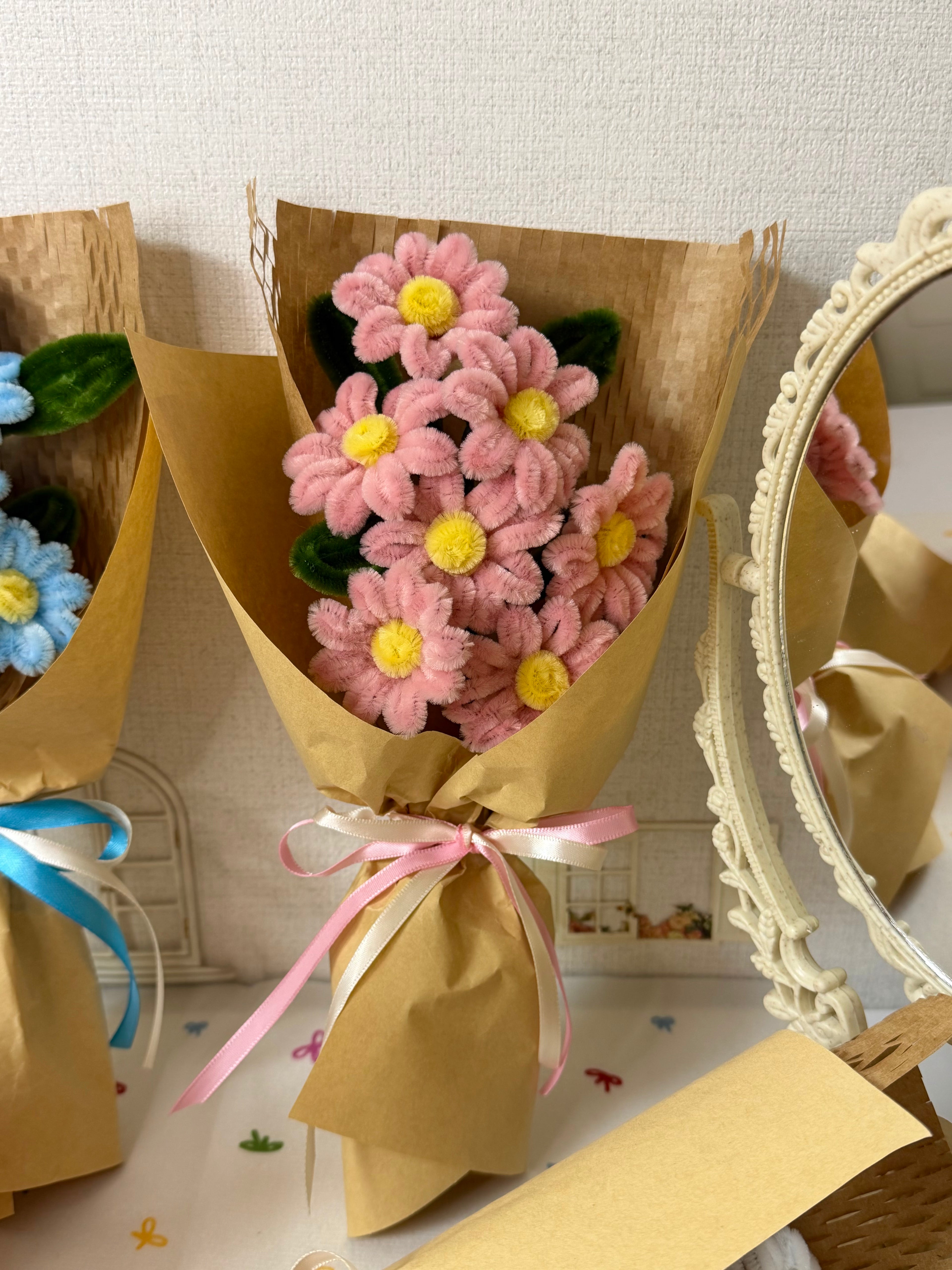 Glue Gun-Free Daisy Bouquet DIY Kit🌼