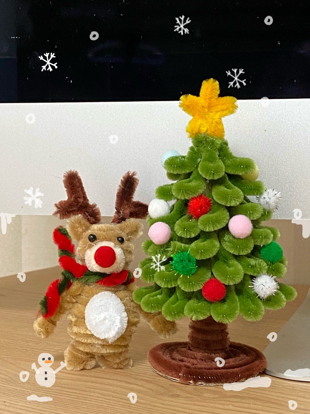 Rudolph & Mini Christmas Tree DIY Kit🎄