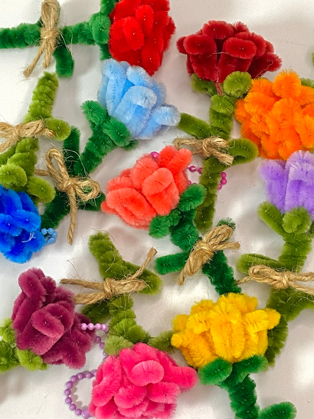 Mini Rose Keyring DIY Kit (10 Colors)