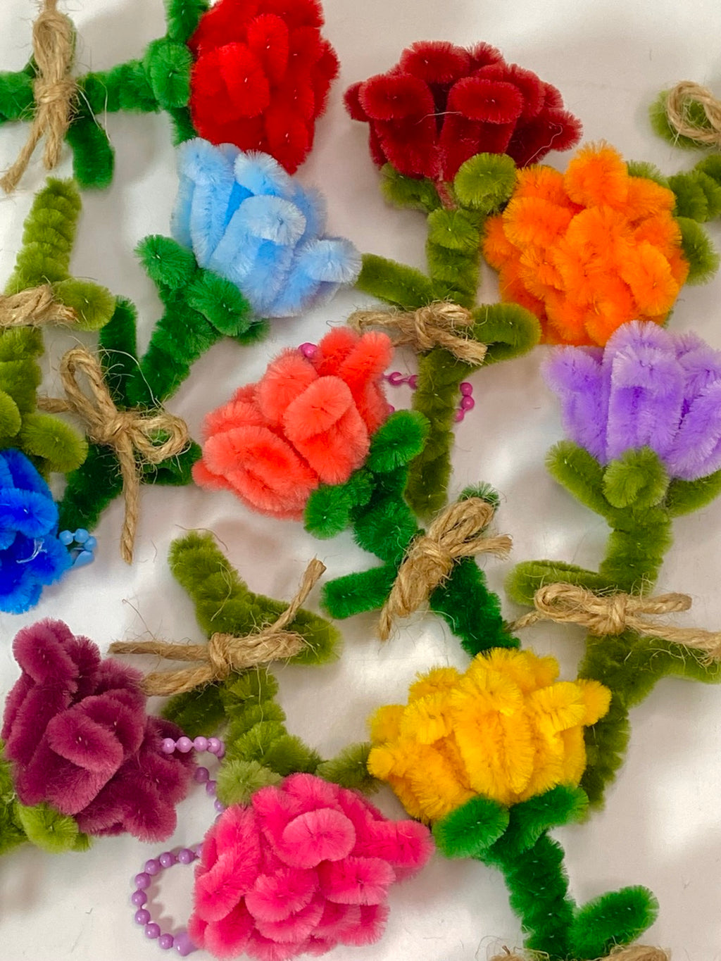 Mini Rose Keyring DIY Kit (10 Colors)