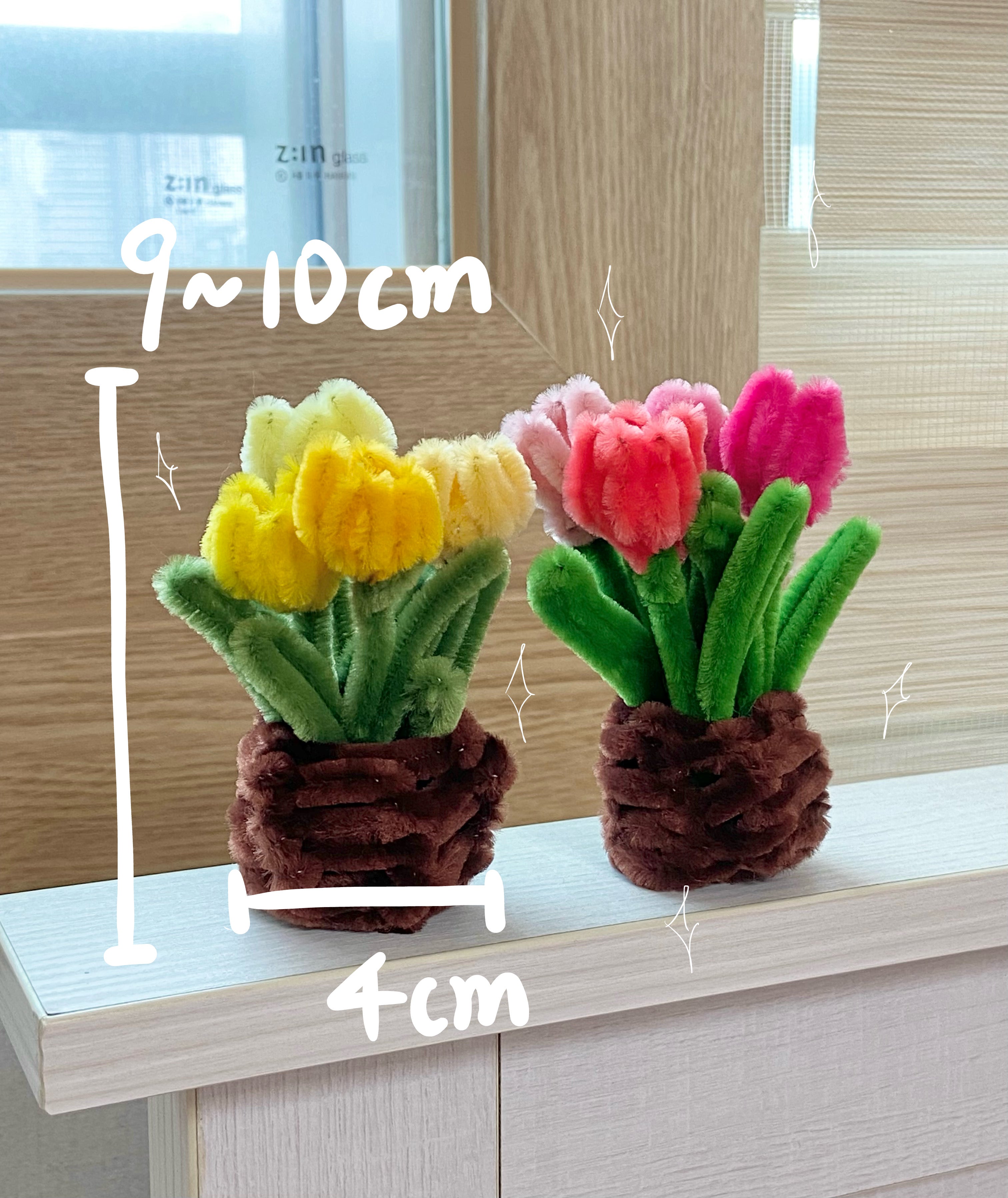Mini Tulip Flower Pot DIY Kit