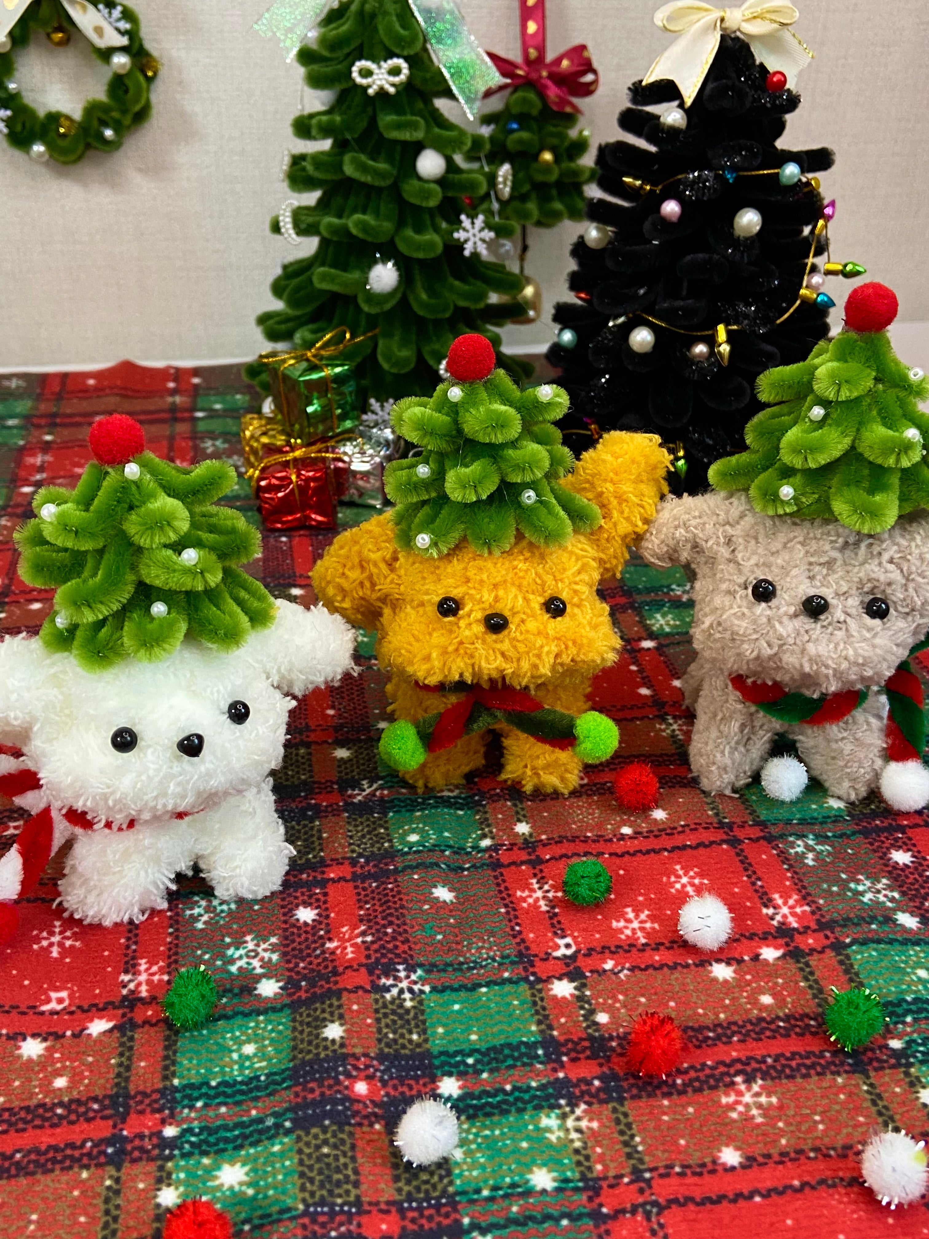 Christmas Tree Hat Puppy DIY Kit (3 Colors)